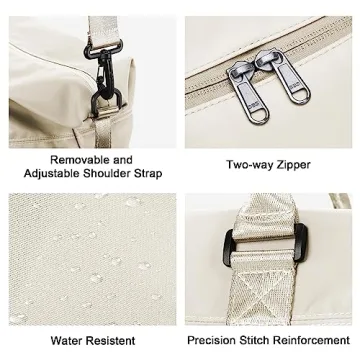 Stylish Travel Duffel Bag for Women - Gym & Weekend Use