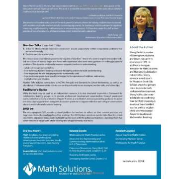 Number Talks: Helping Children Build Mental Math and Computation Strategies, Grades K-5