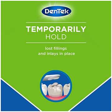DenTek Temparin One Step Lost Filling Repair 1 Each