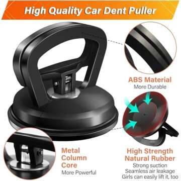 Car Dent Puller Kit - 3 Pack Suction Cup Tools