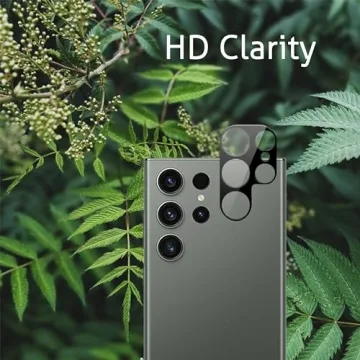 Ailun Glass Screen Protector for Galaxy S24 Ultra [6.8 Inch] 3Pack + 3Pack Camera Lens Tempered Glass Fingerprint Unlock 0.25mm Ultra Clear Anti-Scratch Case Friendly [Not For S24/S24 Plus]