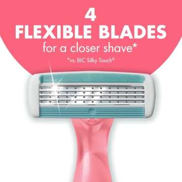 BIC Soleil Escape 4-Blade Disposable Razors for Women