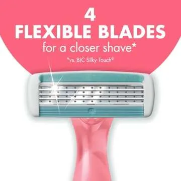 BIC Soleil Escape 4-Blade Disposable Razors for Women