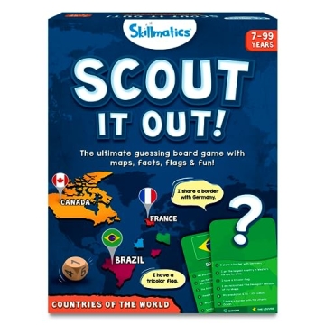 Scout It Out! - Fun Geography Board Game for Families & Kids 7+