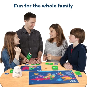 Scout It Out Geography Board Game for Families Kids 7+