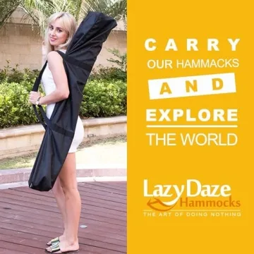 Lazy Daze Double Hammock with Durable Steel Stand