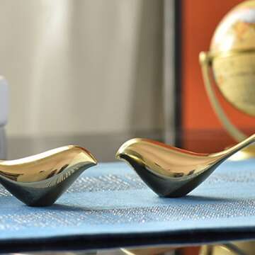 Home Decor Metal Bird Decorations and Sculptures (2)