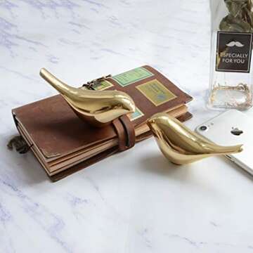 Home Decor Metal Bird Decorations and Sculptures (2)