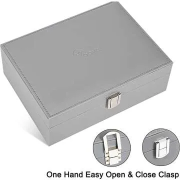 Voova Necklace & Bracelet Organizer - Removable Storage