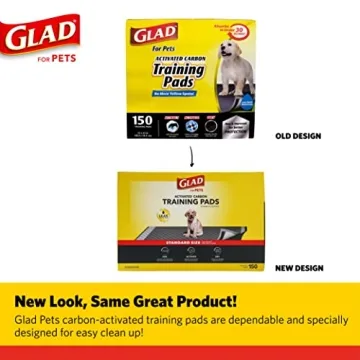 Glad Charcoal Puppy Pads for Indoor Potty Training 150 Count