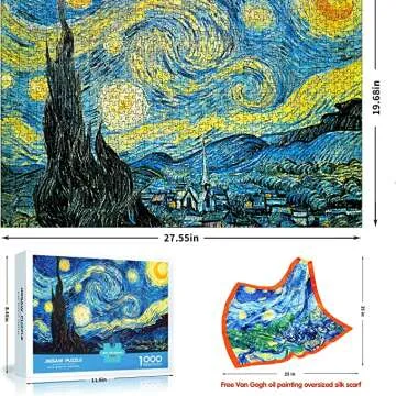 Starry Night Puzzle - Captivating 1000 Piece Art Collectible