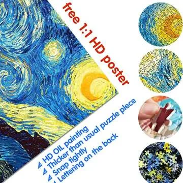 Starry Night Puzzle - Captivating 1000 Piece Art Collectible