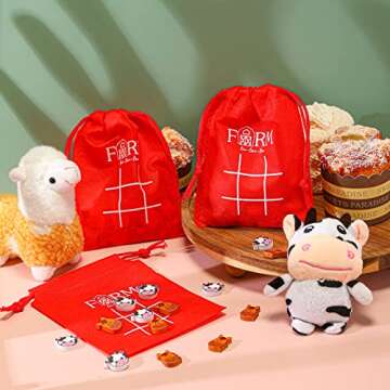 Sotiff 36 Pack Easter Gifts for Kids Tic Tac Toe Strategic Board Game for Kids and Family Farm Animal Favors Bulk Goodie Bag Stuffers Exchange Gift for Classroom Party Favors
