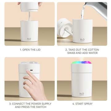 BATULU 220ml Essential Oil Diffuser for Home and Office