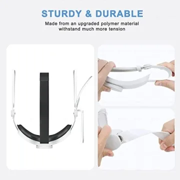 SUPERUS Head Strap with Silicone Face Cover for Quest 2