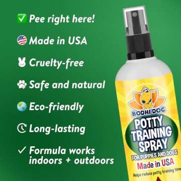 Bodhi Dog Potty Training Spray | Indoor Outdoor Potty Training Aid for Dogs & Puppies | Puppy Potty Training for Potty Pads | Made in USA