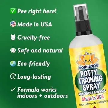 Bodhi Dog Potty Training Spray | Indoor Outdoor Potty Training Aid for Dogs & Puppies | Puppy Potty Training for Potty Pads | Made in USA