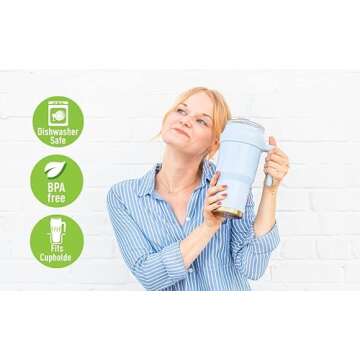 REDUCE 40 oz Mug - Stainless Steel Tumbler with Handle