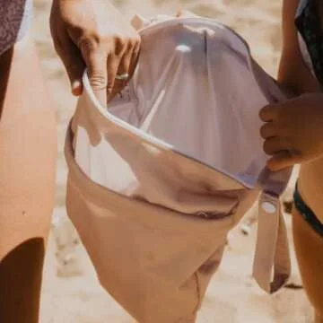 Nora's Nursery Wet Dry Bags - Reusable & Washable 2 Pack