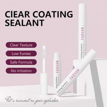Lash Sealant for Eyelash Extensions Overnighter Lash Sealer For Cluster Lashes DIY Lash Extension Co...