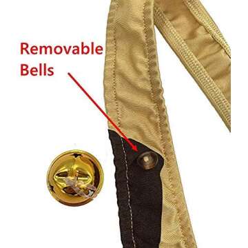 FreeNFond Christmas Gag Gift Reindeer Mankini Men Thong Underwear with Bells for White Elephant Exch...