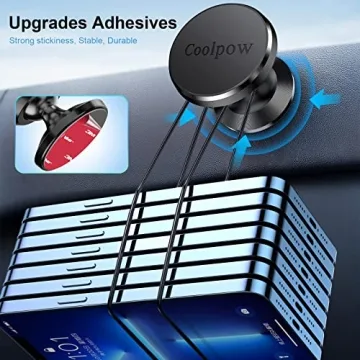 Buy Coolpow Magnetic Phone Holder 2-Pack for Car Use
