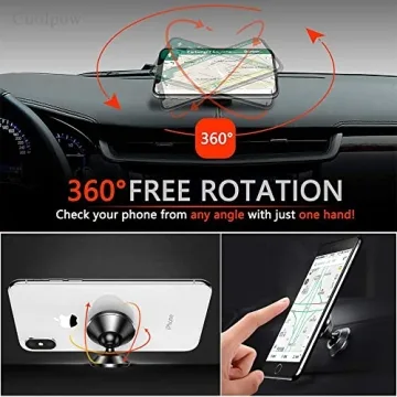 Buy Coolpow Magnetic Phone Holder 2-Pack for Car Use