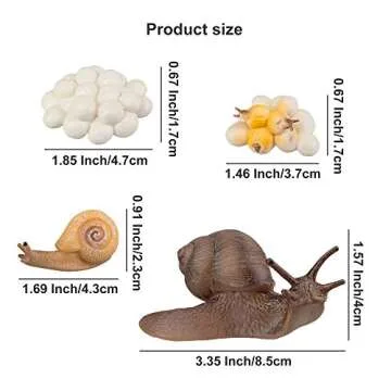 Toymany 17PCS Life Cycle of Frog Snail Earthworm Dragonfly, Egg Tadpole to Frog Safariology Amphibian Figurines Toy Kit, Plastic Forest Animal Figures Educational School Project