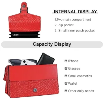 Elegant PU Leather Crossbody Satchel Handbag