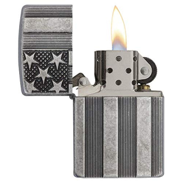 Zippo Armor American Flag Windproof Lighter - Rugged & Stylish