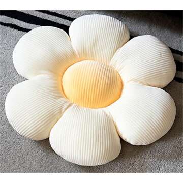WYIKE Flower-Shaped Cute Pillow, Flower Cushion, Reading Pillow and Leisure and Comfortable Pillow, ...