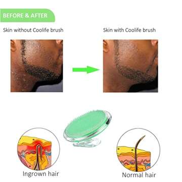 Coolife Ingrown Hair Remover & Massager Tool for All