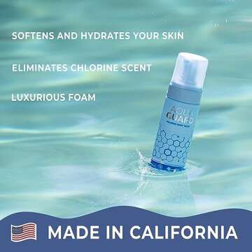 AQUA GUARD After-swim Foaming Body Wash | Leaves Skin Soft and Smooth + Neutralizes Chlorine Scent and Residue (2-pack)