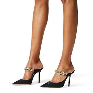 MIRAAZZURRA Stylish Heeled Mules for Women - Comfortable & Chic