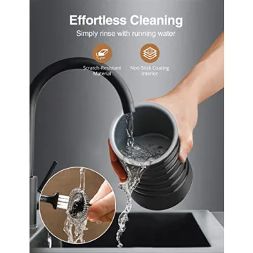 RATRSO Milk Frother for Homemade Cappuccinos and Lattes