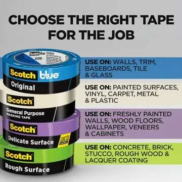Versatile Scotch General Purpose Masking Tape for All Projects