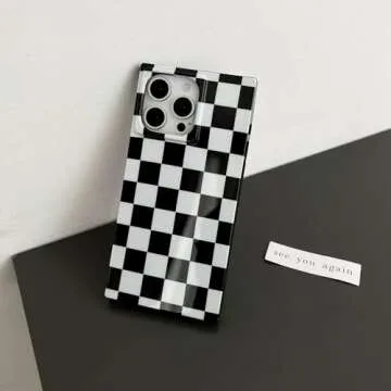Rectangle Checkered Phone Case for iPhone 13 Pro Max