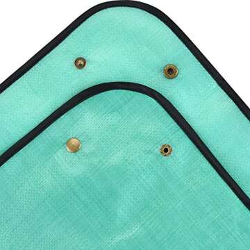 EAXBUX 2PCS Plant Transplanting Pot Mat Foldable Gardening Work Cloth Waterproof Gardening Mat for Indoor Bonsai Succulent Plant Care