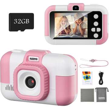 SUZIYO Kids Camera - 1080P Dual Lens for Children