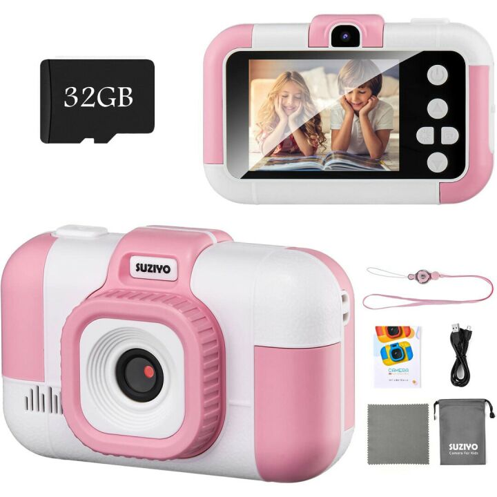 SUZIYO Kids Camera - 1080P Dual Lens for Children