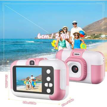 SUZIYO Kids Camera - 1080P Dual Lens for Children