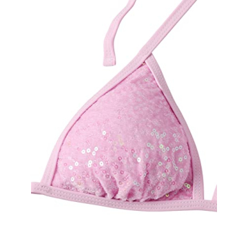 Glittery SweatyRocks Halter Triangle Bikini for Summer