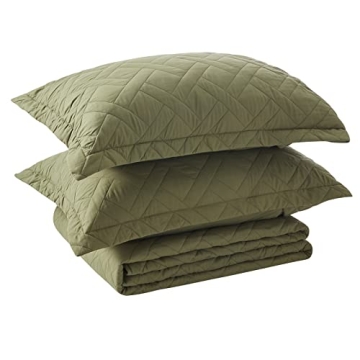 NexHome Queen Quilt Set Lightweight Microfiber Bedding