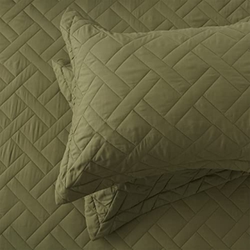NexHome Queen Quilt Set Lightweight Microfiber Bedding