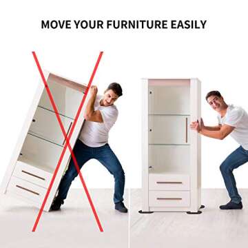 Reusable Large Furniture Movers Sliders for Easy Moving