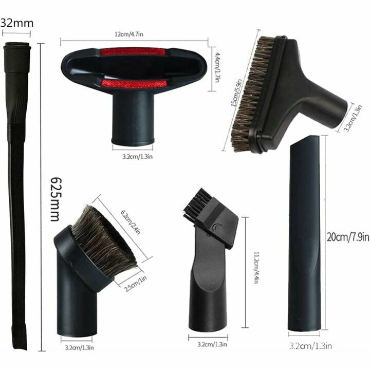 Versatile Vacuum Attachments Kit for Cleaning Efficiency
