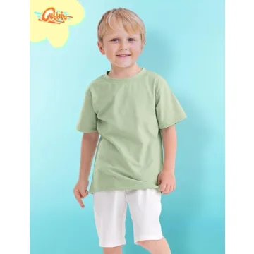 Boys 6 Pack Cotton T-Shirts for Summer Play - All Sizes Available