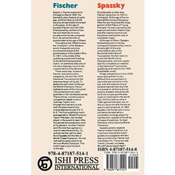 Fischer vs. Spassky: The Legendary 1972 Chess Championship Book
