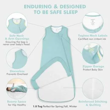 HAPIU Bamboo Baby Sleep Sack | Soft, Safe & Cozy