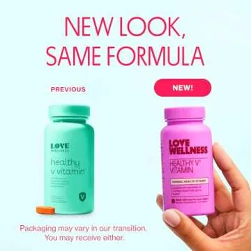 Love Wellness Healthy V Vitamin | Women's Vaginal Health Supplement | pH Balance, Gut Health & Immun...
